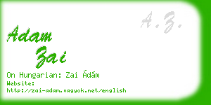 adam zai business card